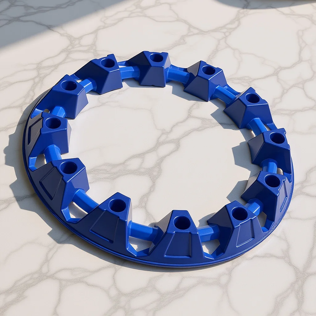 

10-Inch Atv Wheel Hub Cover Plastic Rim Protector Decorative Hub Cap for Off-Road Vehicle Tire Rim Protection Atv Tire Trims