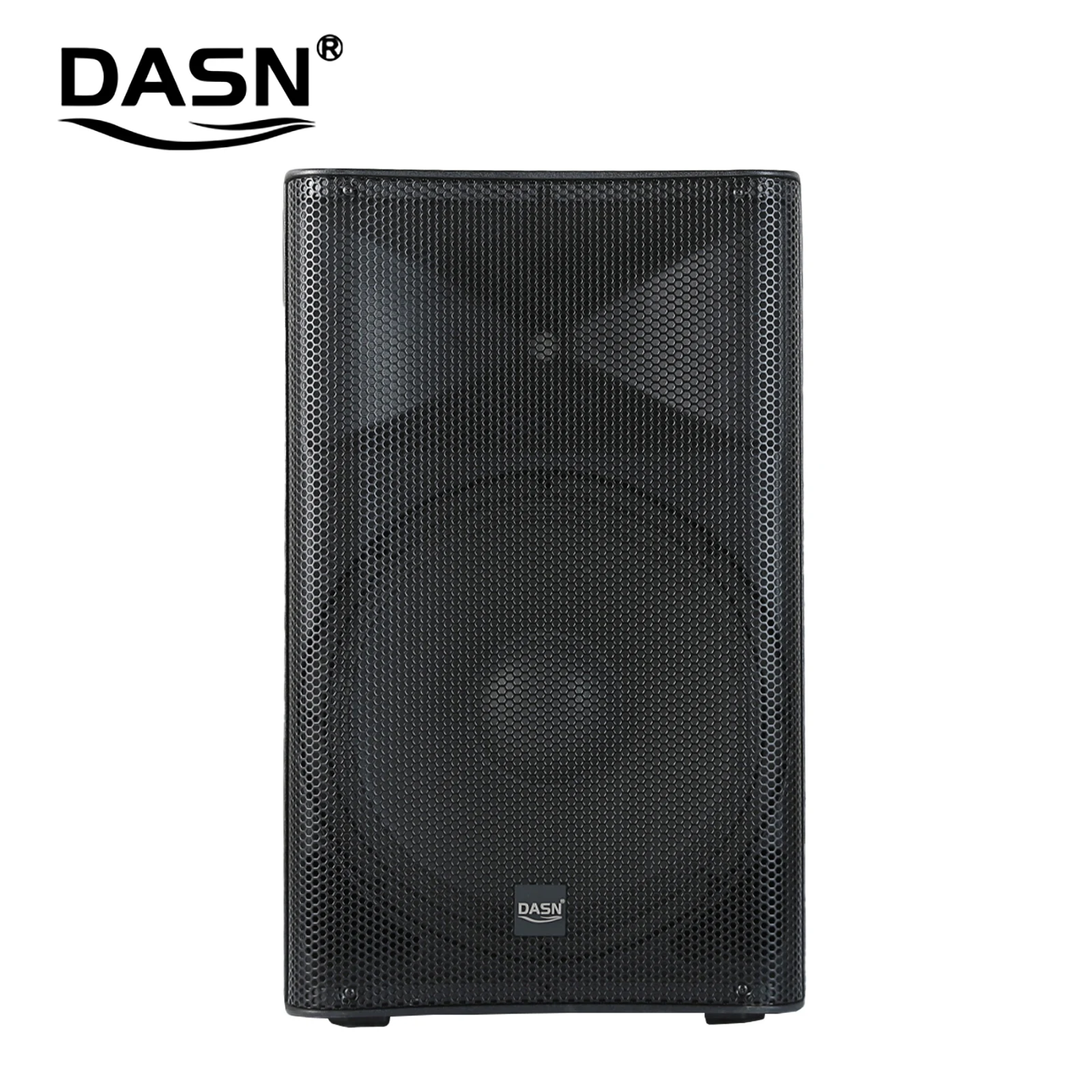 DASN SCB15AC 15 Inch 720W 2 Way Professional Active Plastic Full Frequency MP3 DJ Stage Home Playground PA Speaker with Wheels