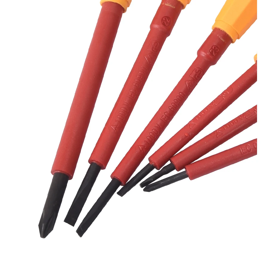 WIHA 2270P Precision Insulated SoftFinish Slotted and Phillips Screwdriver 1000V Insulated Electrician Screwdriver