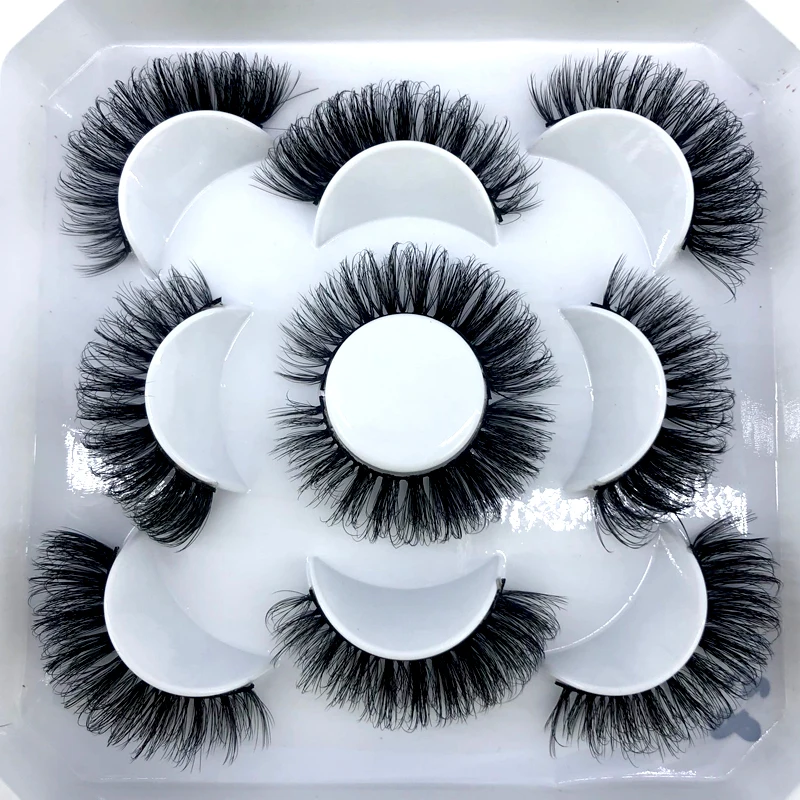 New 5 pairs 8-25mm natural 3D false eyelashes fake lashes makeup kit Mink Lashes extension mink eyelashes maquiagem eyelashes - view 5