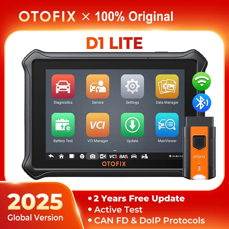 

OTOFIX D1 LITE Bluetooth беспроводной сканер OBD2 автомобильный диагностический инструмент двунаправленное управление OBD автомобильный сканер активный тест