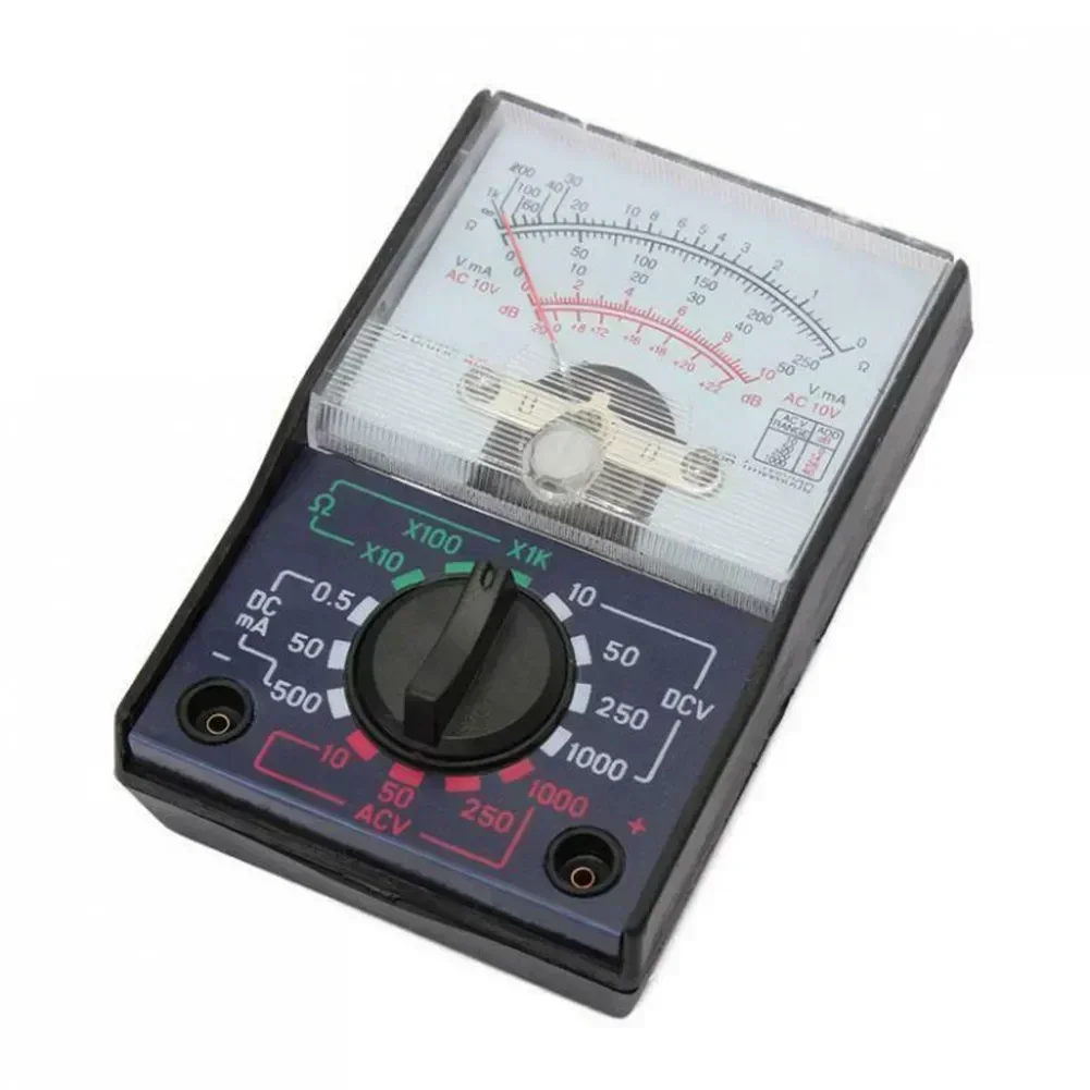 Test Meters AC/DC 1000V/500m AVoltmeter Ammeter Ohmmeter Analog Multimeter Tester Meter Volt Measurement Inspection Tools Parts