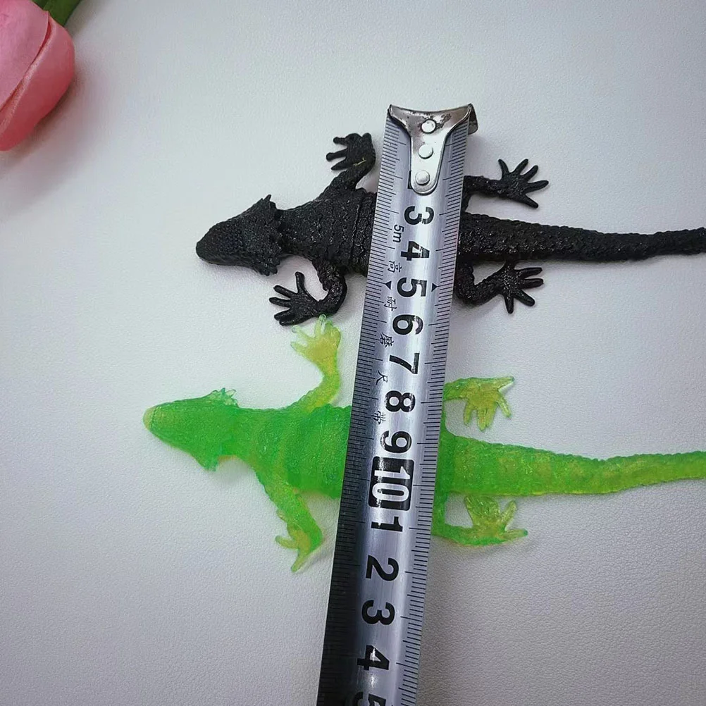 12 Pcs Sticky Lizard Toy Stretchy Toys Kids Sensory Elastic Funny Soft Rubber