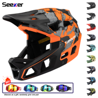 Seeker Mtb Mountain Bike Helmet Lightweight Breathable Speed Downhill Full Helmet Outdoor Adult Men And Women Cycling Helmets