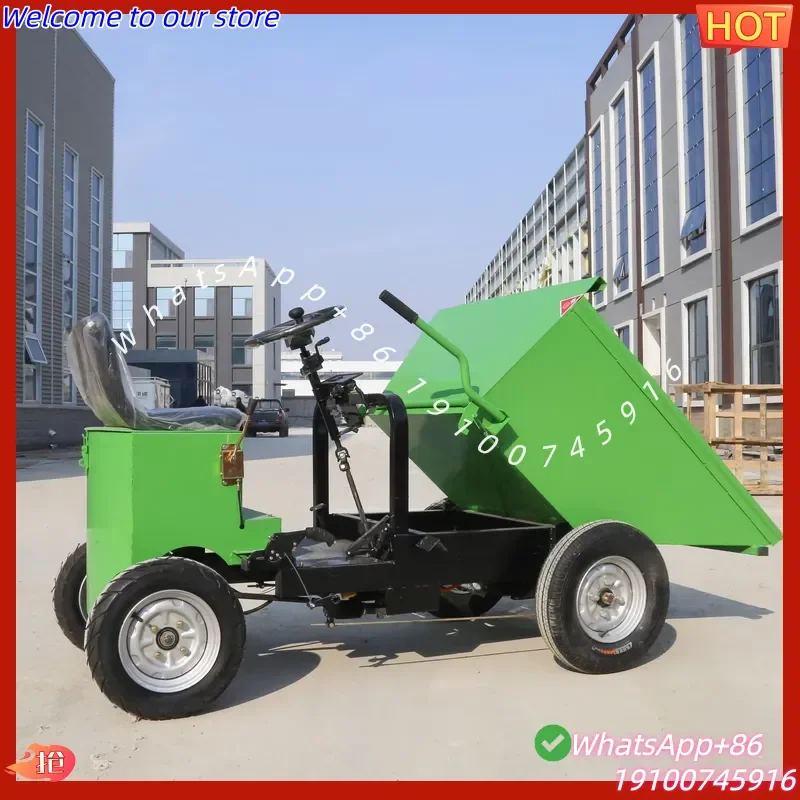 2026Hot Wheelbarrow Mini Dumper Electric Mini Site Dumper Site Track Carrier