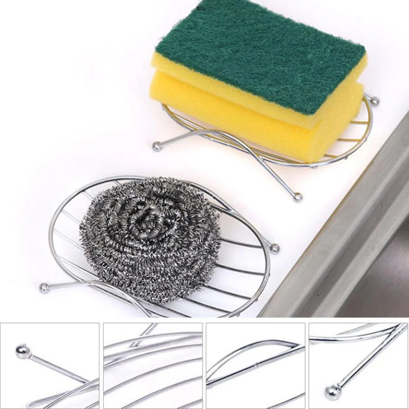 Stainless Steel Soap Dishes Rust-resistant Saver Basket For Bathroom Toilet Shower Soap Holder Case Brand Kitchen Accessories view 4