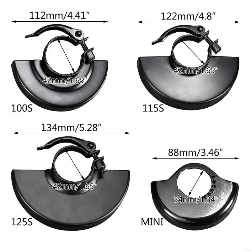 Angles Grinder Wheel Cover, Metal Constructions, for Different Size Type 100/115/125 Professional Use