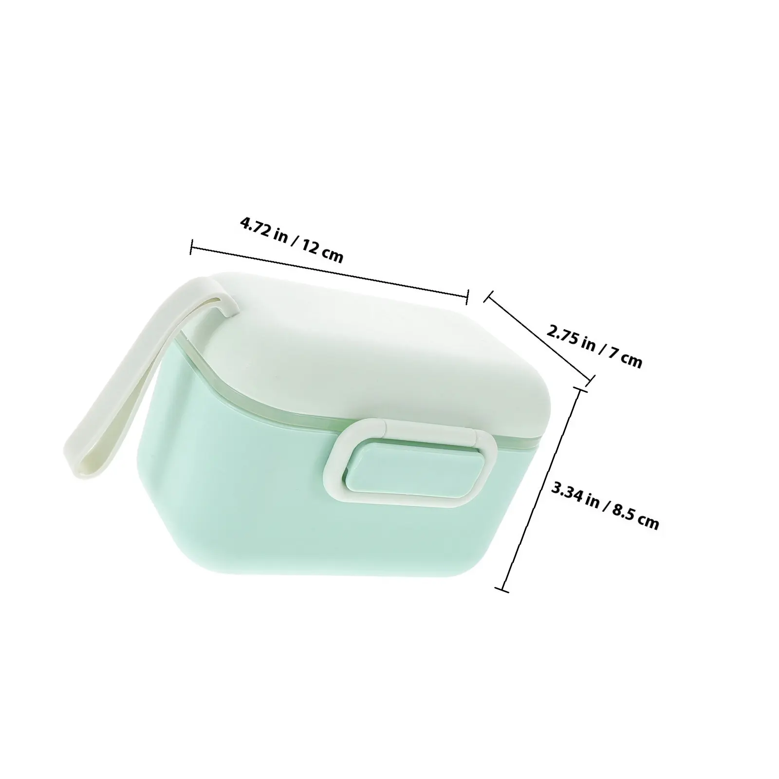 Portable Milk Powder Dispenser Large Capacity Formula Holder on The Go Travel Container Infant Complementary Food Storage Box