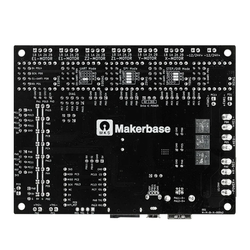 Imagem -05 - Mks Robin Nano Controlador Motherboard 3d Imprimir Peças Touch Screen Display Módulo Wifi Dual z Axis V3.1 Águia 32-bit Ts35 Tmc2209