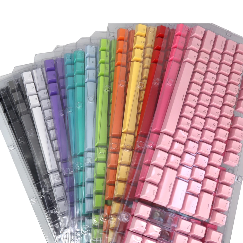 Teclas Traslúcidas PBT/ABS Teclado Mecánico – Doble Disparo OEM - imagen 3