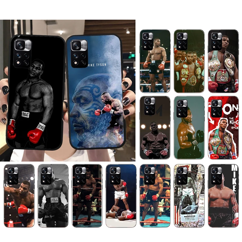 

Mike Tyson Boxing Phone Case For Xiaomi Redmi note 13 12 Pro 11S 11 10 Pro 10S 12S Redmi 10 9C 13C Shell