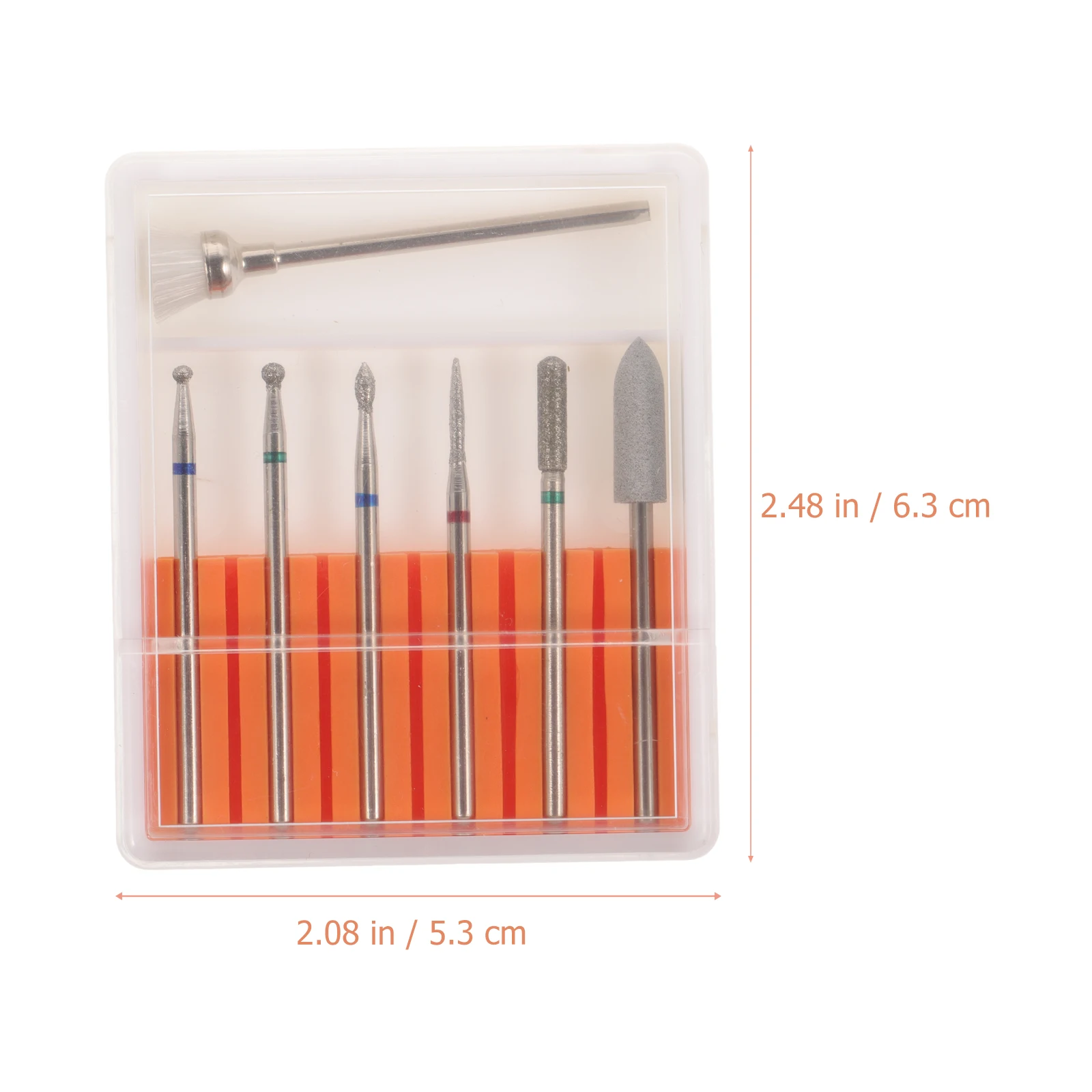 1Set Manicure Bestand Bit Collectie Sterke Niet-vervormbare Nagelboor Accessoires voor Slijpen Polijsten Vormgeven Natuurlijke Kunstmatige