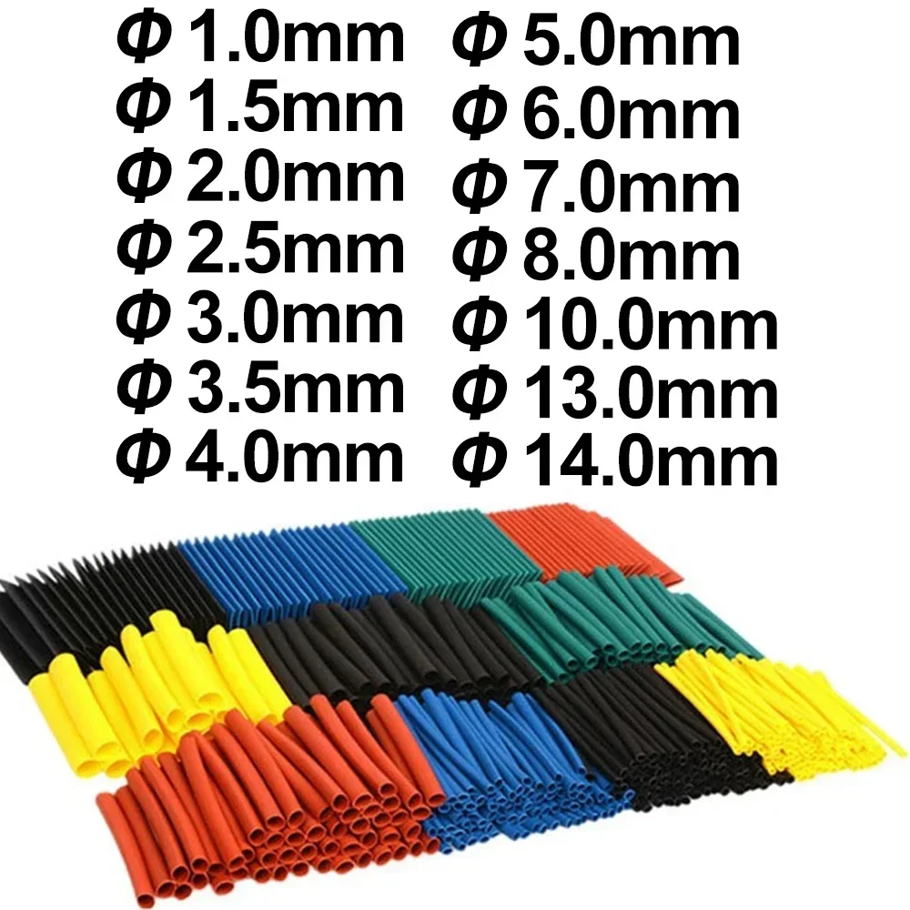 Schrumpfschlauch-Set, einziehbar für Kabel, Schrumpfschlauch für Drähte, wärmeschrumpfende Ummantelung, Schrumpfschlauch-Set – Detail 9