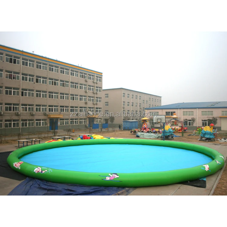 

round inflatable pool indoor or outdoor PVC swimming pool for water slide different size commercial