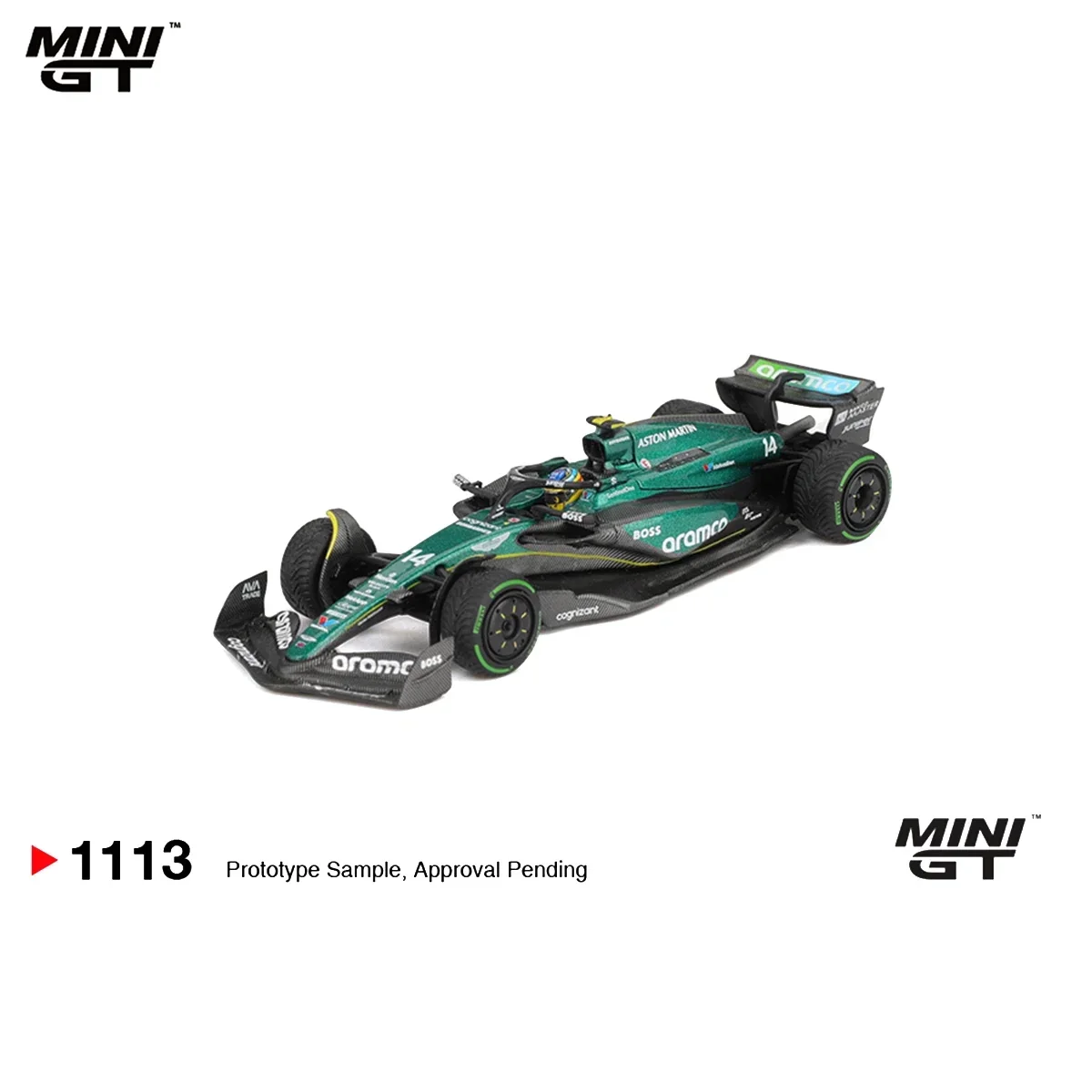 

MINI GT 1:64 Aston Martin AMR24 F1 Alonso/Stroel 1114#/1113#