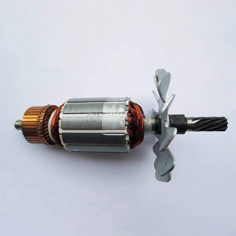 AC220-240V Suitable for Makita 255 Saw Aluminum Machine Rotor LS1030 LS1020 Power Tools 9 Teeth