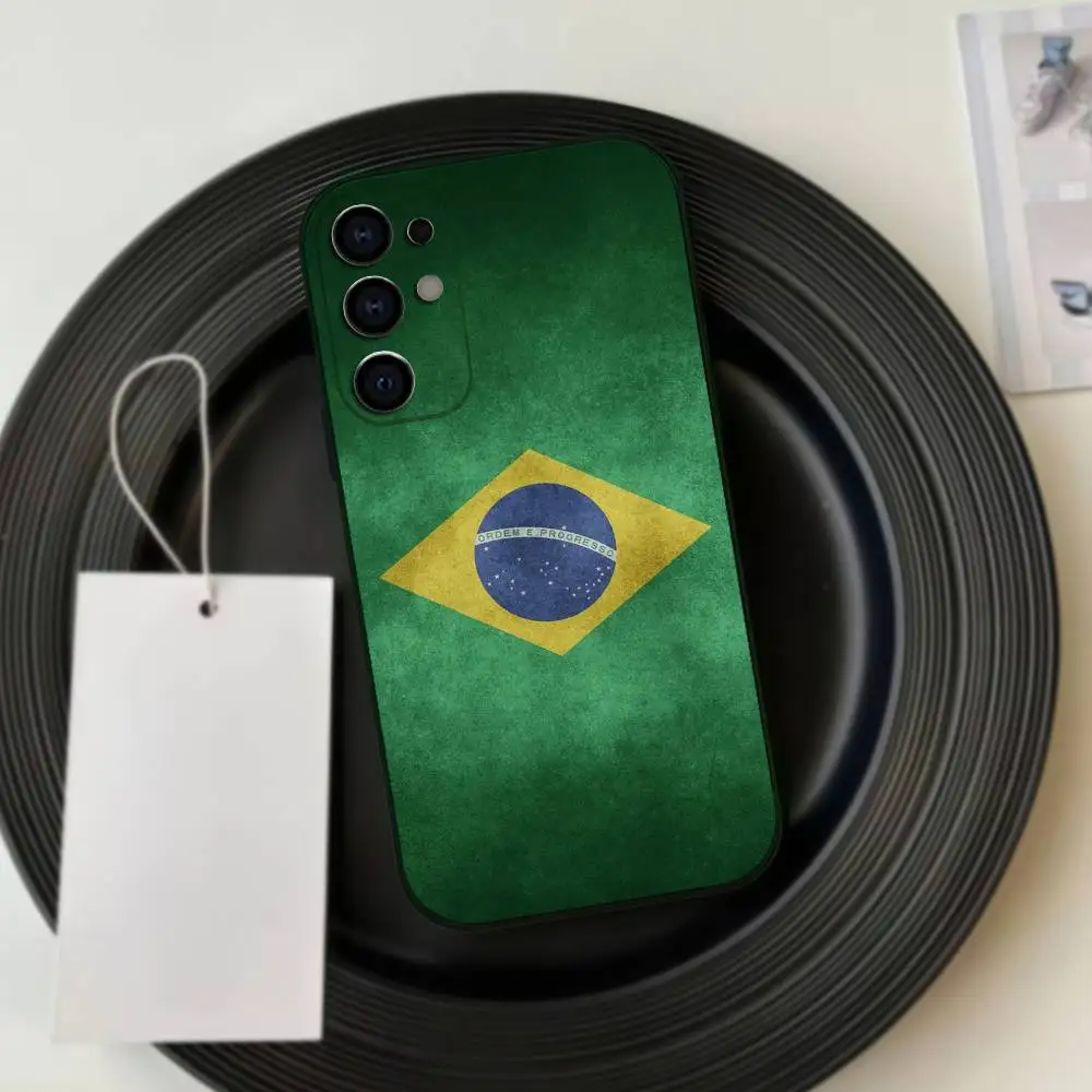 B-Brazil Phone Case Silicone Soft For Samsung S25,S24,S21,S22,S23,S30,Ultra,S20,Plus,Fe,Lite