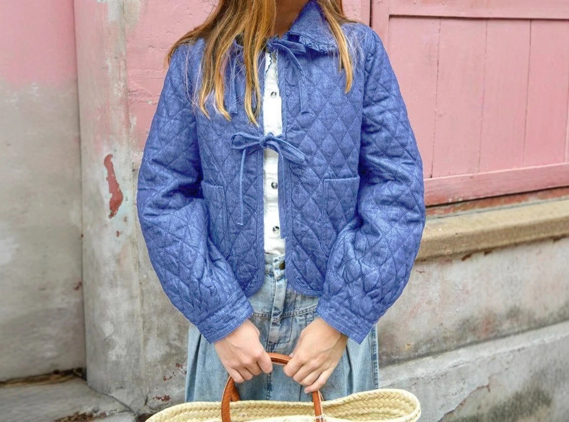 

2025 Women's New Russian Autumn/Winter Collar Strap Cotton Jacket Top Coat