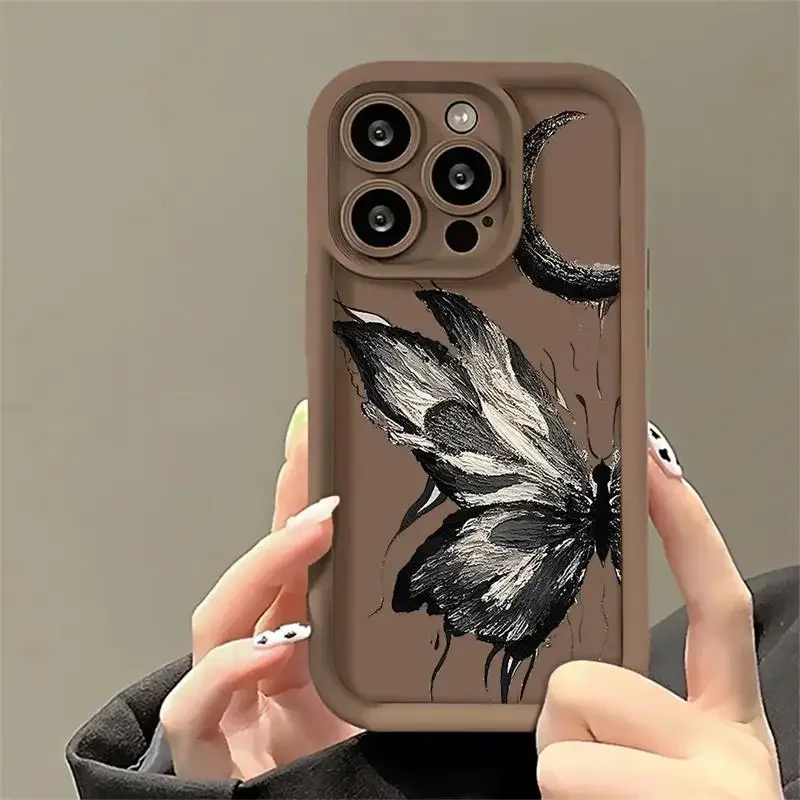 Butterfly Case for VIVO Y27 Y21 Y22 Y22S Y33S Y21A Y21S Y33T Y12 Y02T Y15S Y15A Y01 Y02A Y02 Y35 X90 X80 X70 X60 X100 Pro Cover