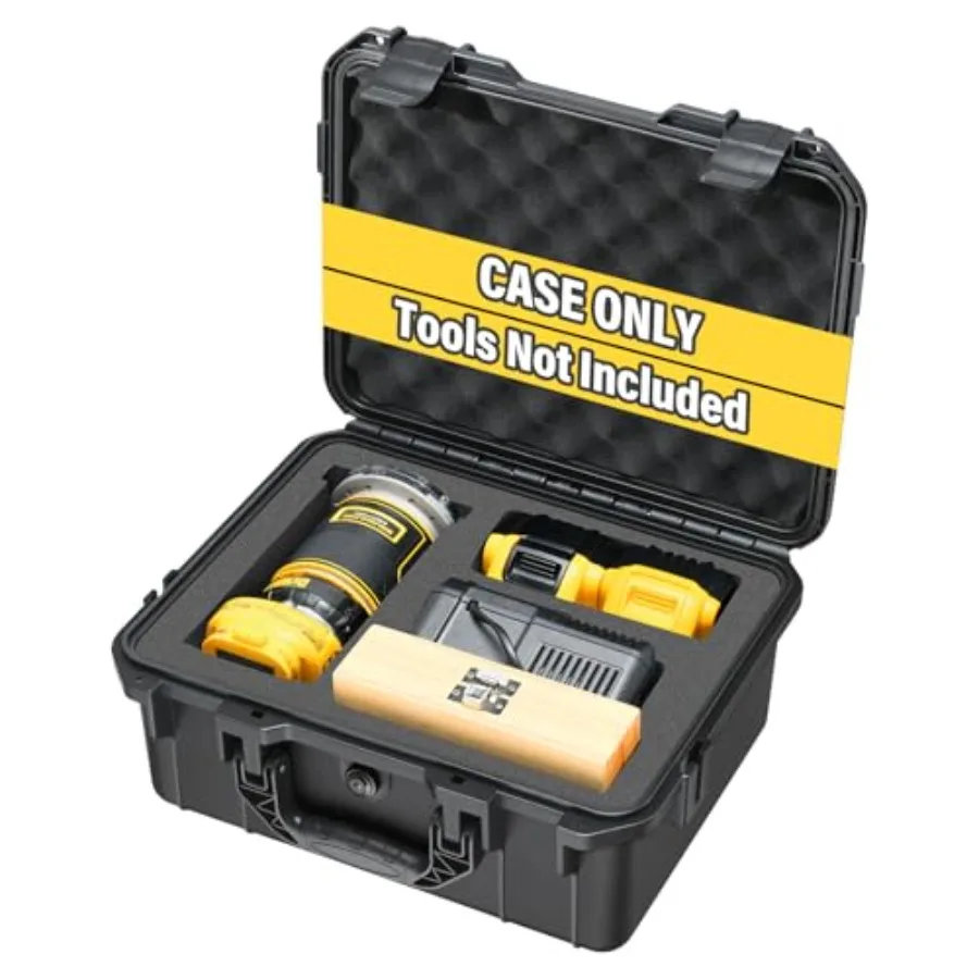

Прочный кейс для фрезера Dewalt - сумка для инструментов Dewalt 20V Max XR, водонепроницаемый и ударопрочный кейс для беспроводного фрезера по дереву