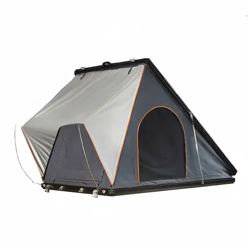 Waterproof Oxford Cloth Roof Top Tent Triangular Aluminum Alloy 2 Person Camping Shelter Easy Install for SUV Car Outdoor