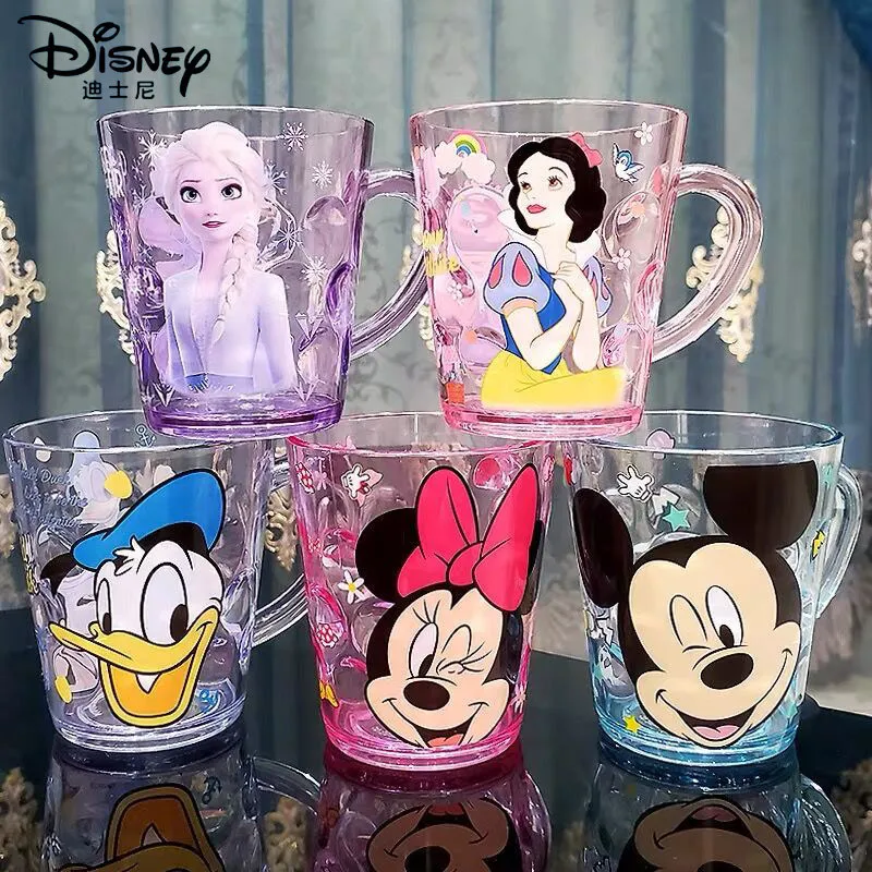 Point Mickey Minnie Mouse enfants tasses marguerite cristal tasse dessin animé périphérique personnage fête cadeau bain de bouche tasse