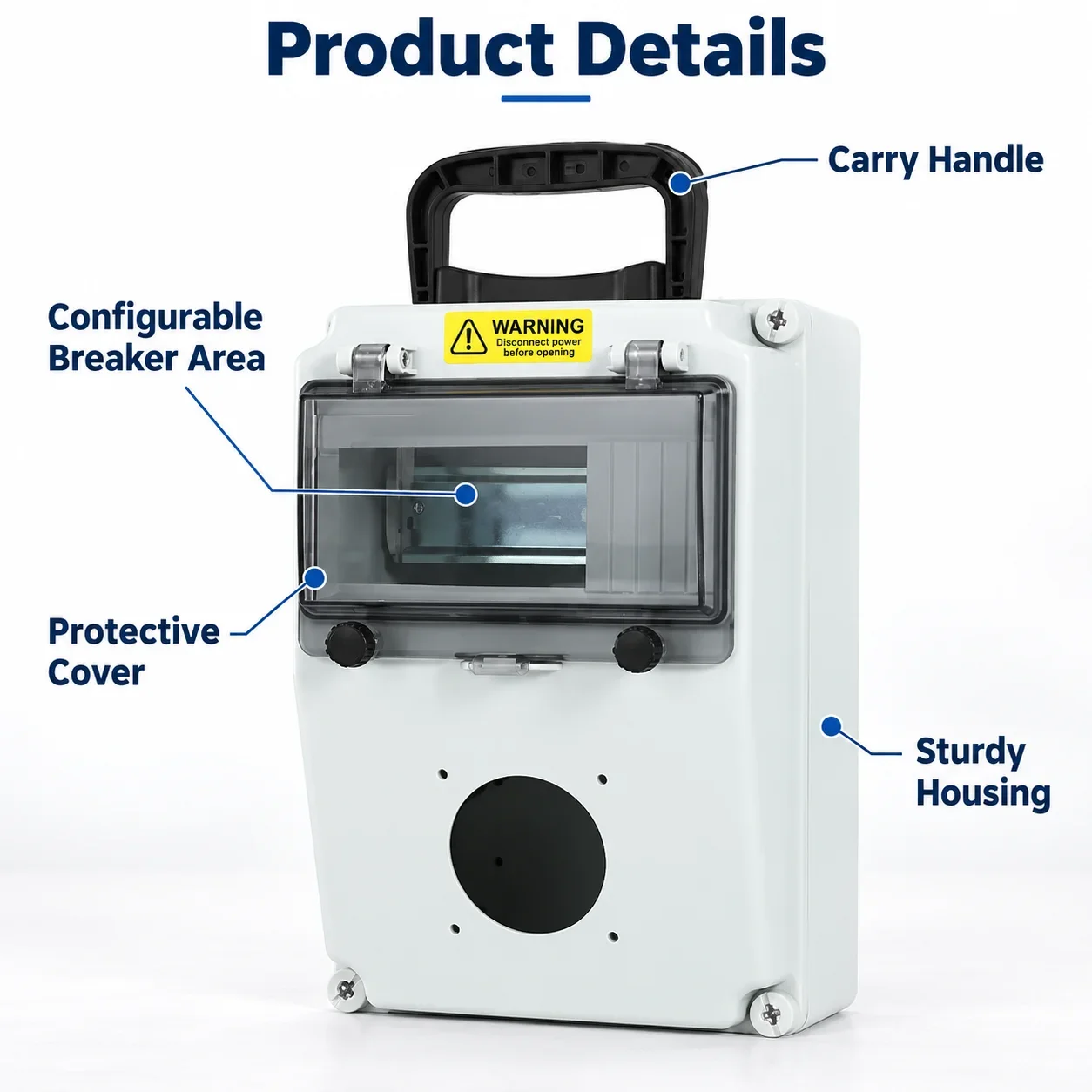 Portable Temporary Electrical Box Construction Three-level Distribution Explosion-Proof Safety Inspection Mobile Box