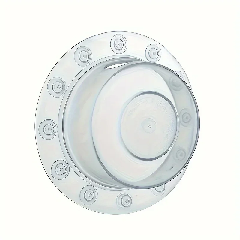 PVC Transparent Bottomless Bath Overflow Drain Cover,Bathtub Tray Stopper Add Extra Water for Tub Warmer,Bathroom Accessories