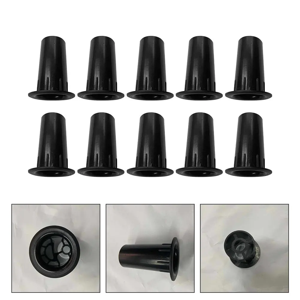 10Pcs Stain Resistant Plastic Speaker Port Tube Replacement High Durability Bass Reflex Tube for Home Car Portable Speaker