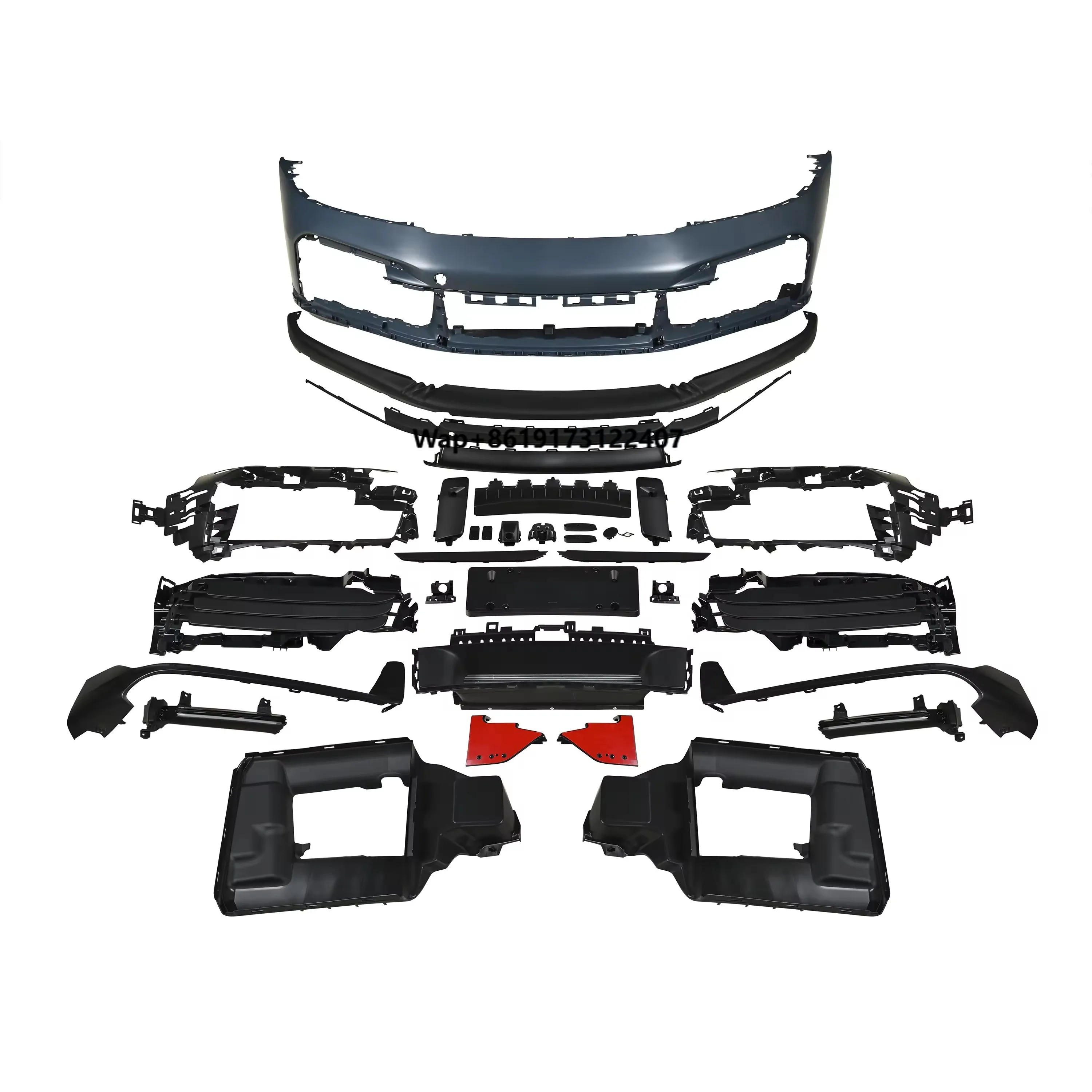Paraurti anteriore in plastica per il 2019-2023 992.1 Aggiornamento Bodykit Turbo SD Style Nuovo labbro posteriore Facelift Ricambi auto