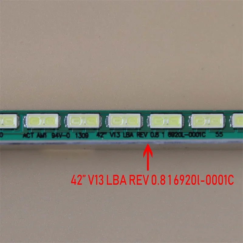 파나소닉 TC-L42ET60A TX-L42DT60Y 백라이트 스트립용 LED 바 6922L-0077 6922L-0077A 어레이 매트릭스 라인 눈금자 조명 테이프