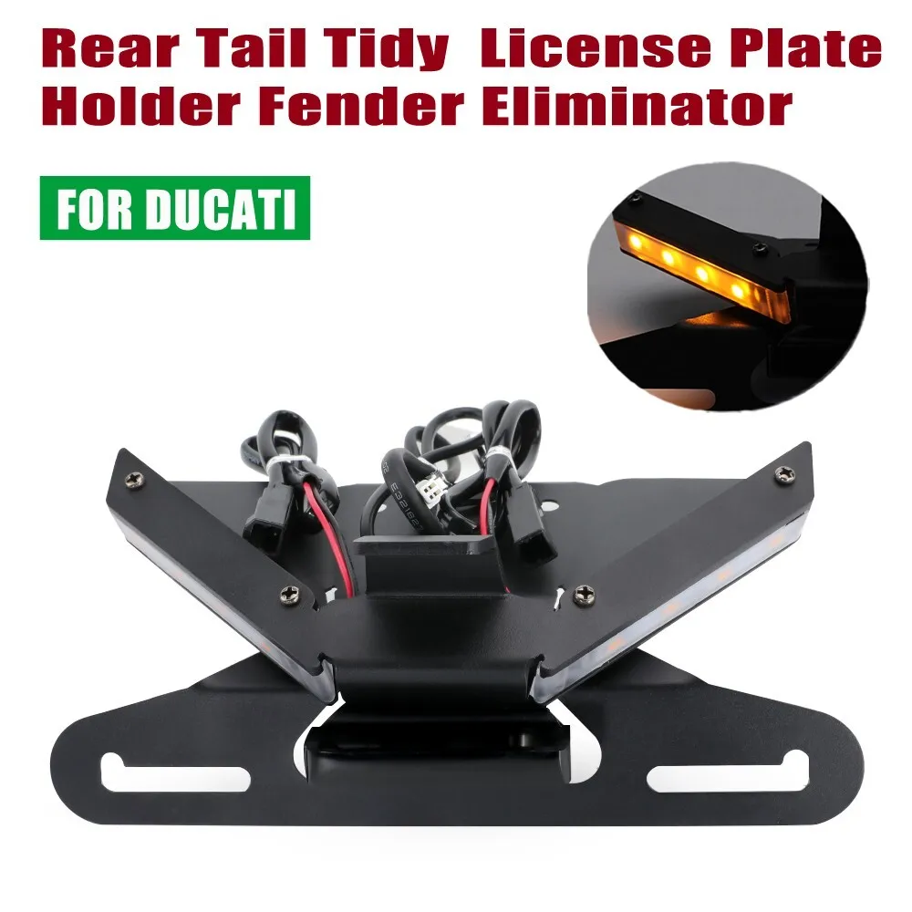 For Ducati Panigale 955 V2 Rear Tail Tidy License Plate Holder Fender Eliminator kennzeichenhalter motorrad soporte matrícula