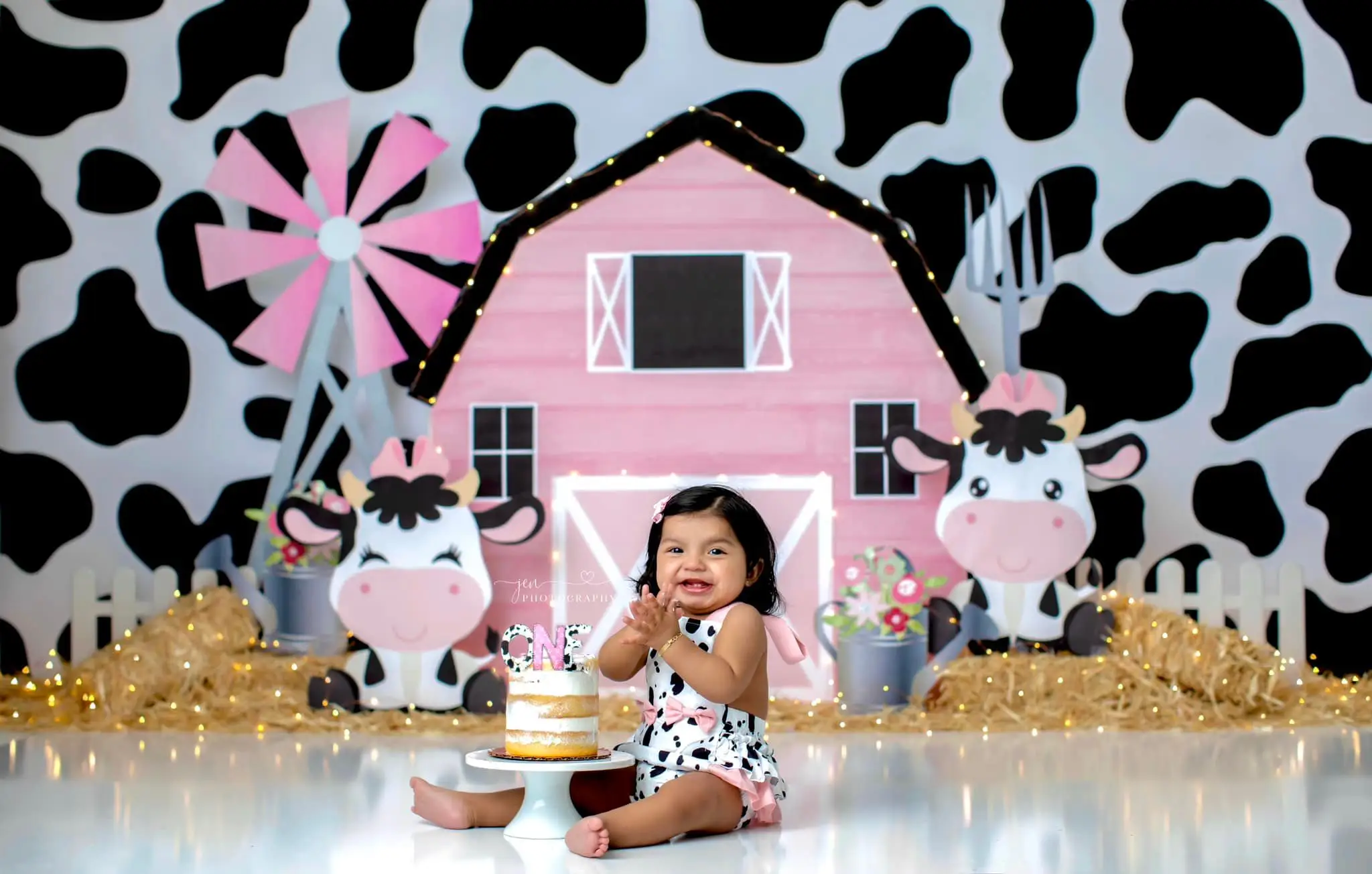 Farm Haystacks Backgrounds Cake Smash Kids Adult Photography Props Child Baby Decors Windmill Cabin Poultry Photo Backdrops