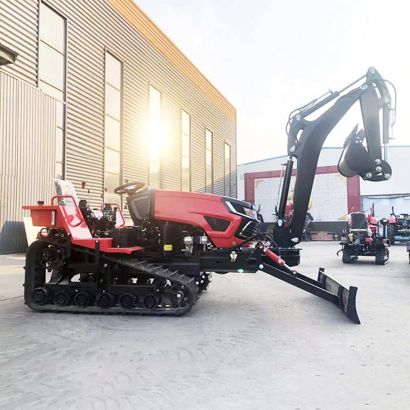 

Индивидуальный гусеничный роторный культиватор с увеличенным сроком службы, малогабаритный микрокультиватор и самоходный сельскохозяйственный трактор для вспашки