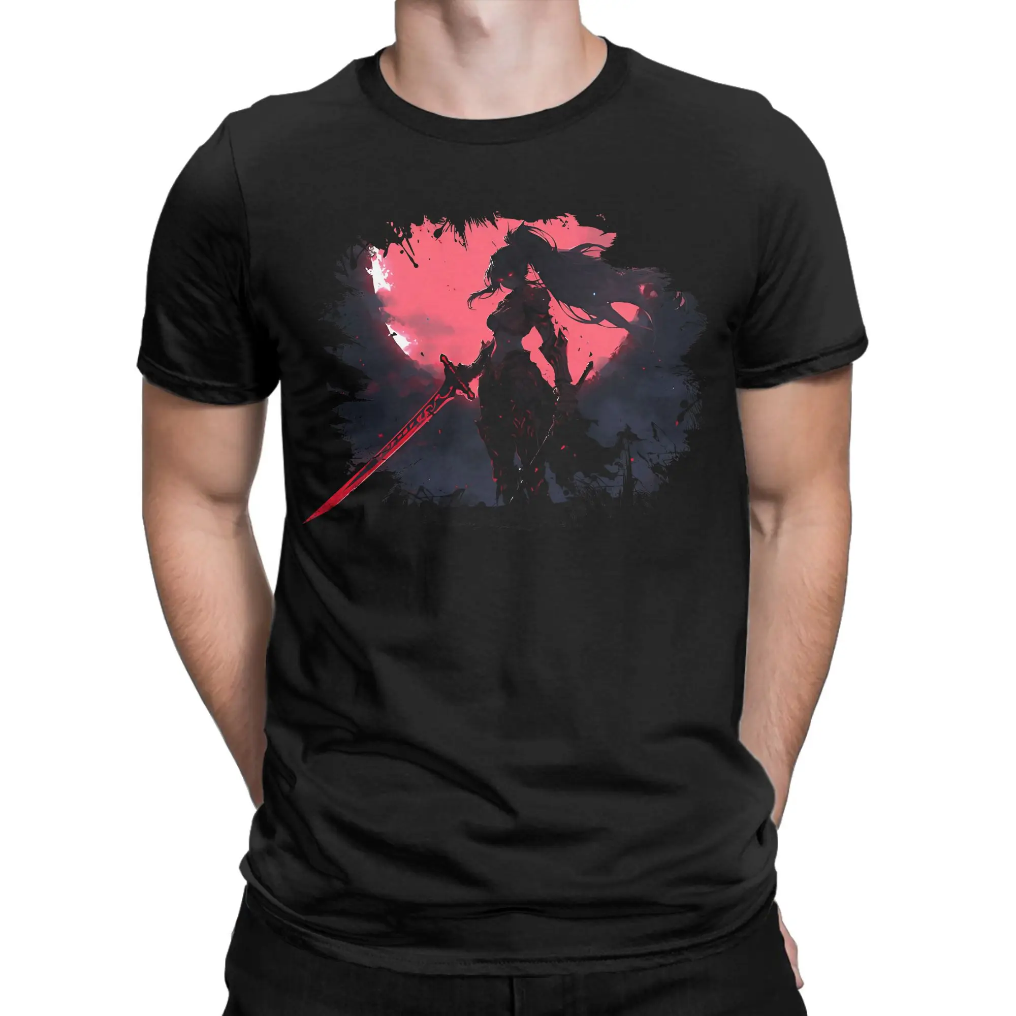 Stellar Blade eve تي شيرت صيفي من القطن الخالص تي شيرت للرجال Harajuku تي شيرت غير رسمي بأكمام قصيرة Y2K ملابس مضحكة