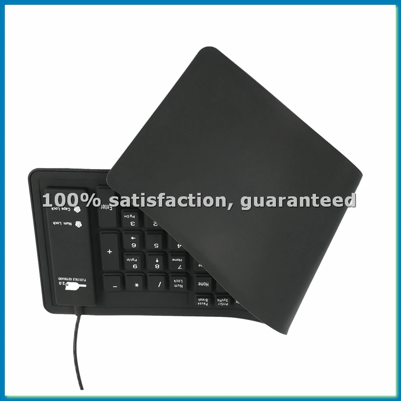 

Гибкая складная проводная клавиатура ELEC с 103 силиконовыми клавишами, русская раскладка, USB-интерфейс, для ПК, настольных компьютеров и ноутбуков