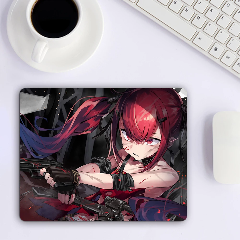 Girls Frontline Small Mouse Pad Computer Gaming Accessories Keyboard Mouse Mat Office Desk Pad PC Gamer Mousepad Laptop Mausepad