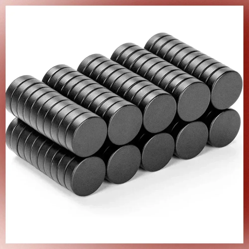 

Super Strong Magnet 16x4mm Round Black Magnet Fridge Ferrite Magnetic Permanent Search Magnet 8mm 10mm 12mm 15mm 16mm