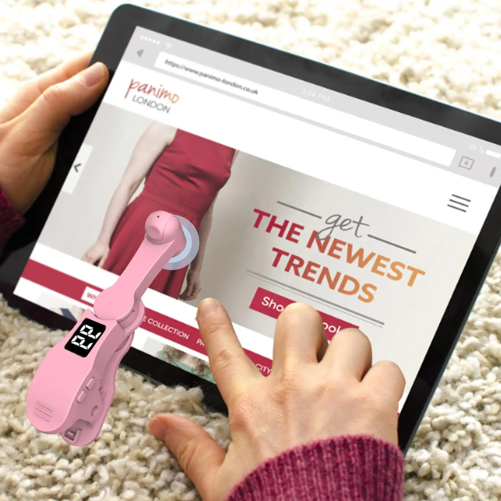 شاشة ألعاب رقمية تلقائية، شاشة ألعاب USB تعمل باللمس، 108 تروس، محاكاة نقرة بالإصبع لتطبيقات الهواتف الذكية، فيديو مباشر