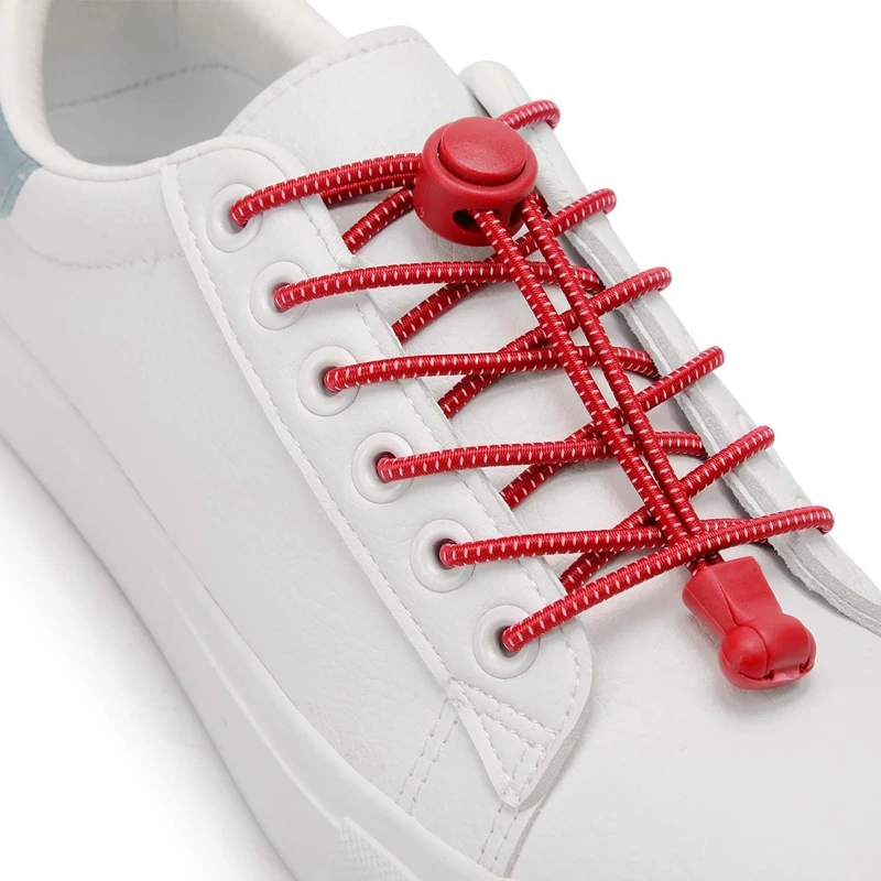 Elastic Shoelaces For Sneakers Round Shoelaces Without Ties Stretching Lock Kids Adult Lazy Shoes Lace Accessories 1 Pair