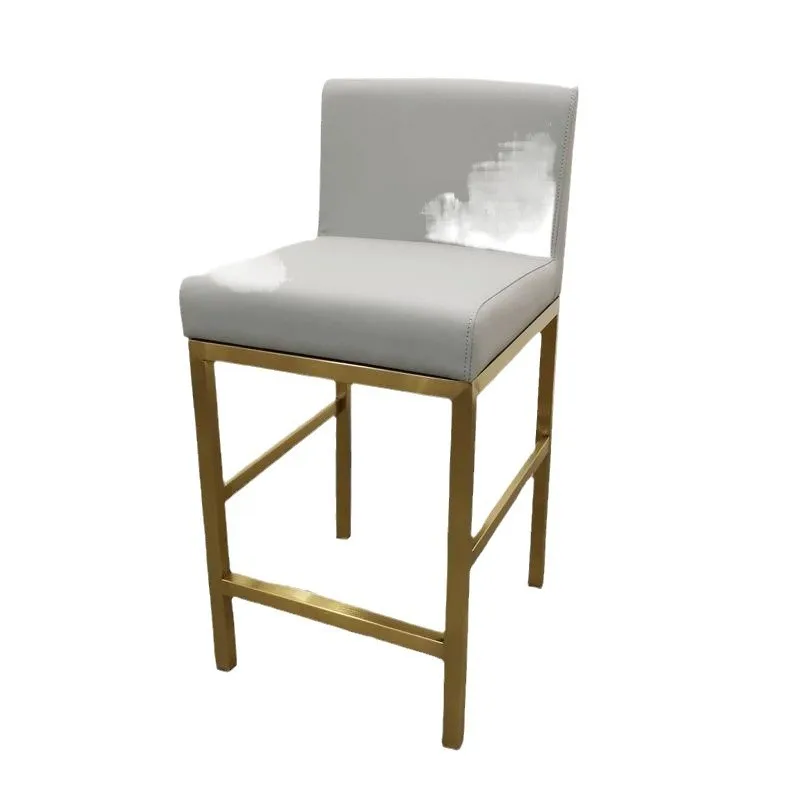 Custom. Shopping Mall Counter Stool Backrest High-Leg Reception Chair Glasses Jewelry Store Cashier Bar Stool Default Others