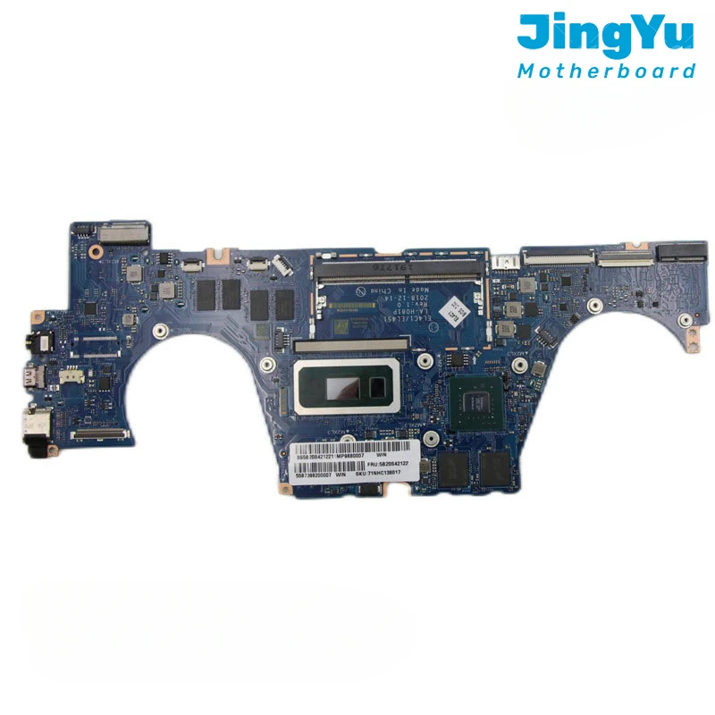 

For Lenovo C340-14IWL FLEX-14IWL Laptop Motherboard LA-H081P Mainboard with I5-8265U CPU DIS N17S-G0-A1 4GB 100% Tested OK