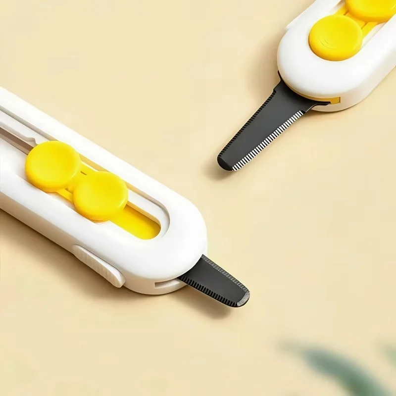 Portable Magnetic Box Cutter Opening Knife Multifunctional Mini Unboxing Knives Retractable Self-locking Rebound Art Knife Tool