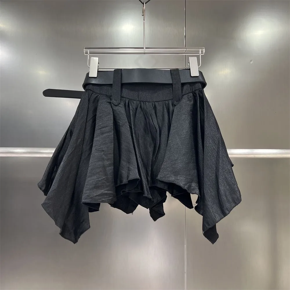 Teen Girls' Half Length Skirt Summer New Irregular Ruffle Edge Children's Puff Cake Skirt