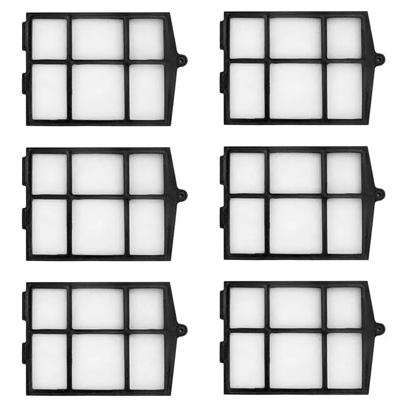 ABUD-Hepa Replacement Filter(6PCS) For Shark AV2800ZE RV2820YE RV2820ZE AV2820S AV2820XEUS AV2820AE RV2800AE RV2800S Vacuum Clea