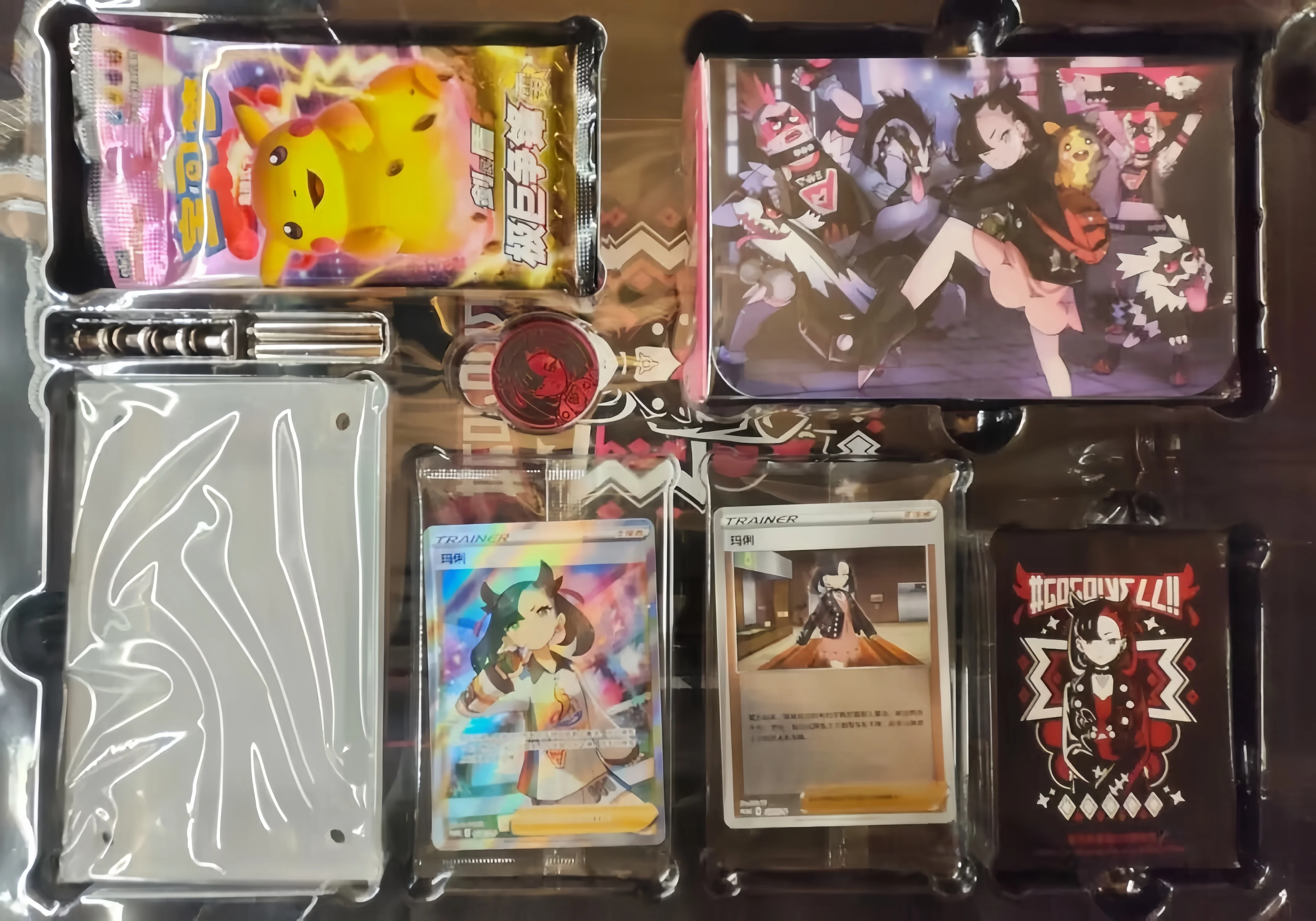 Authentic Pokemon Trading Card Game Mary'S Determination Gift Box Simplified Chinese Version Collectible Anime Toys And Hobbies