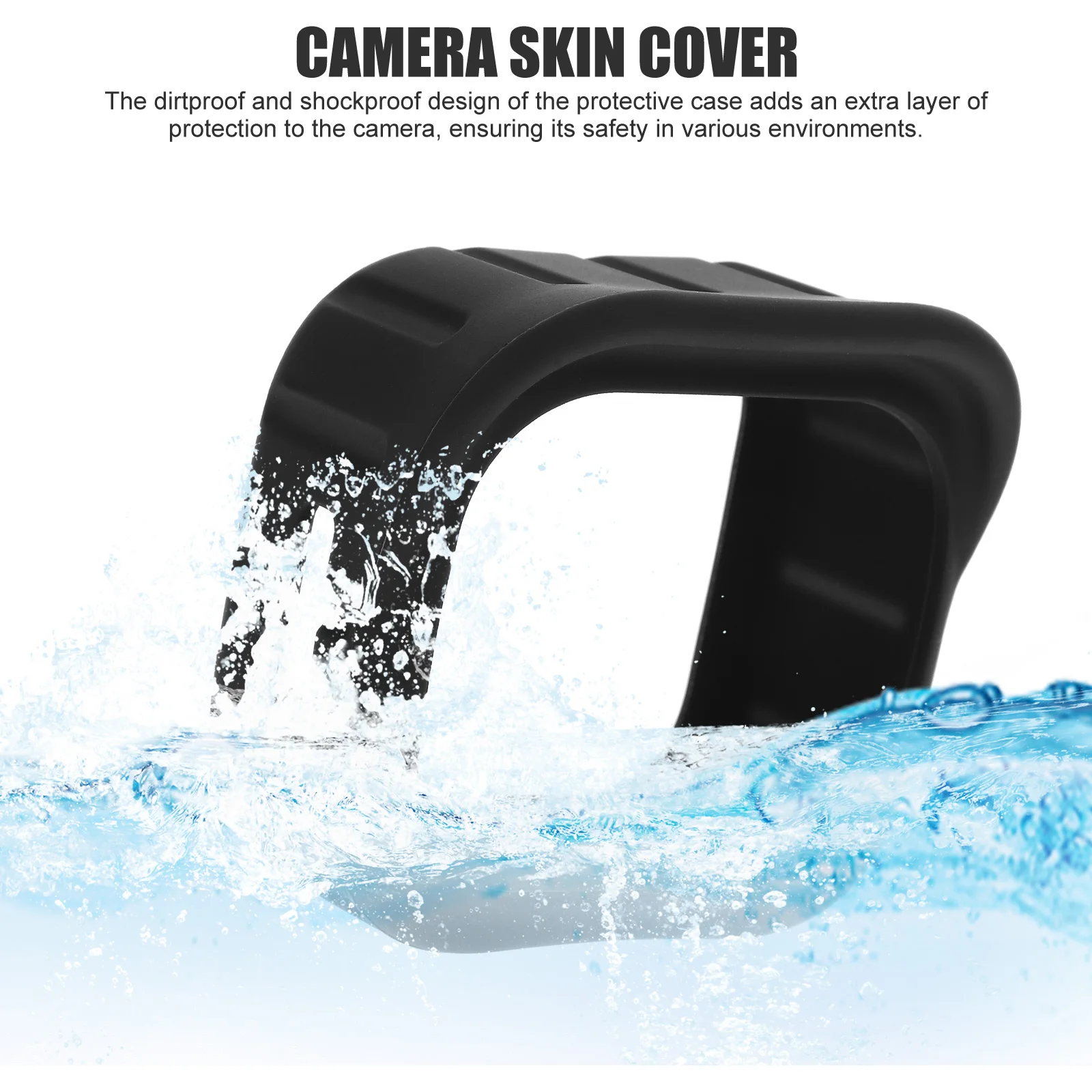 

Soft Silicone Camera Cover Shockproof Dirtproof Outdoor 4 Protective Case Black Housing