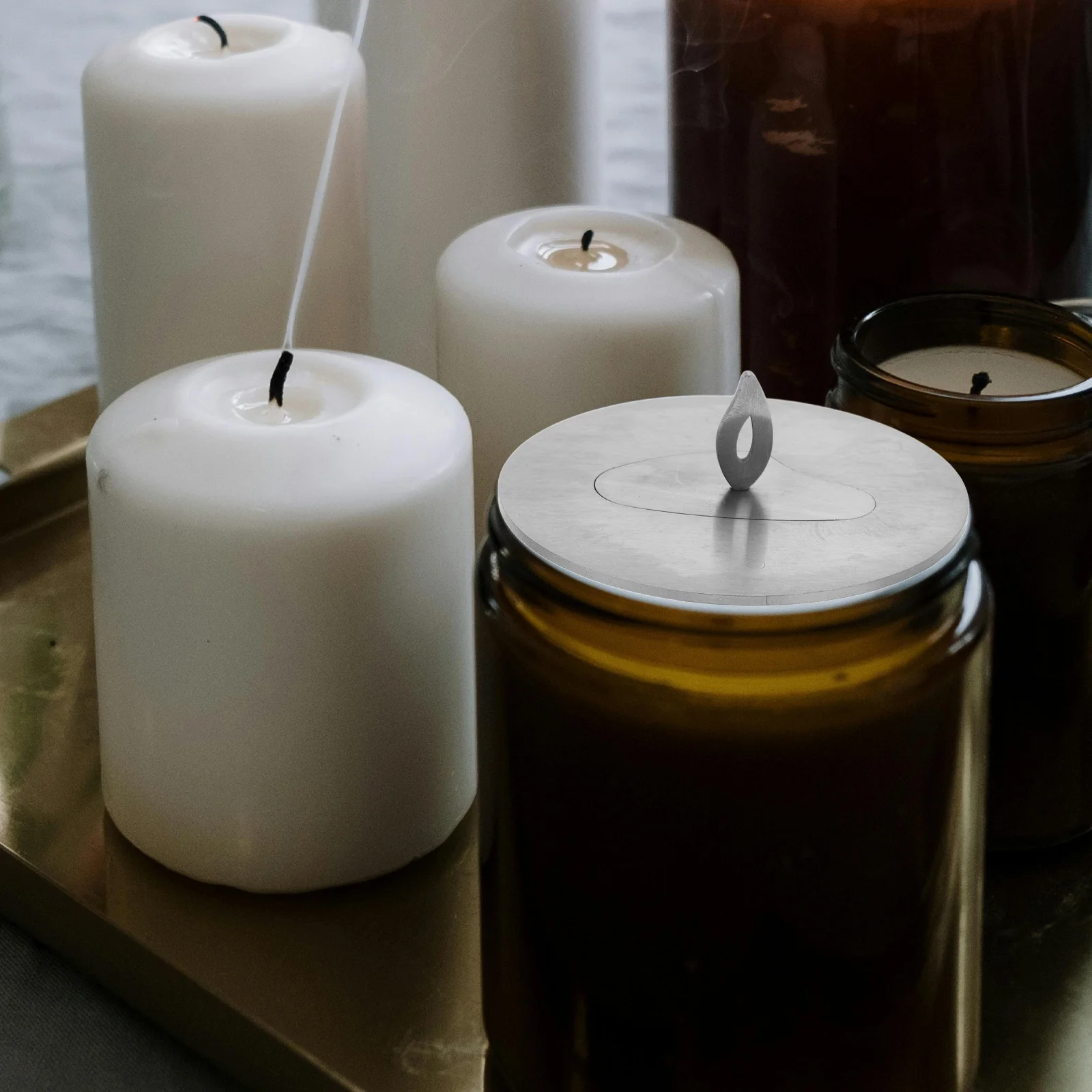 

Professional Snuffer Stainless Steel Portable Flame Extinguisher Tool for Scented Aromatherapy Candles Home Decor