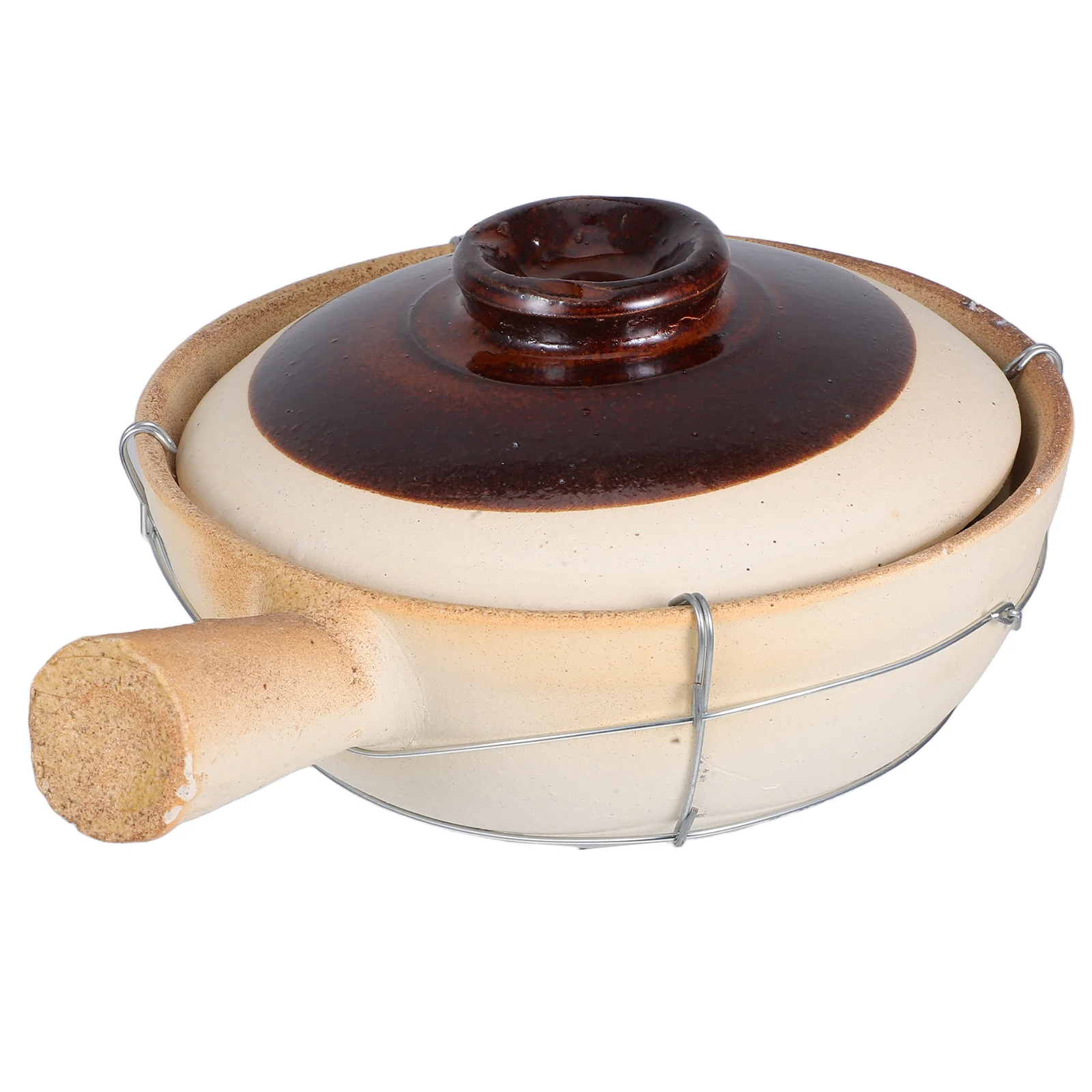 Clay Cooking Pot with Lid Korean and Chinese Style Earthenware for Hot Pot Bibimbap and Casserole Even Heat Distribution for Hom