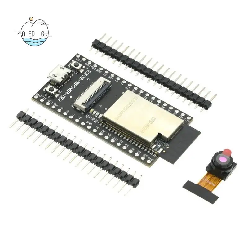 

AED6-ESP32 CAM Development Board ESP32-WROVER-DEV CH340C Wifi Module With OV2640 Camera ESP32-CAM ESP32-WROVER